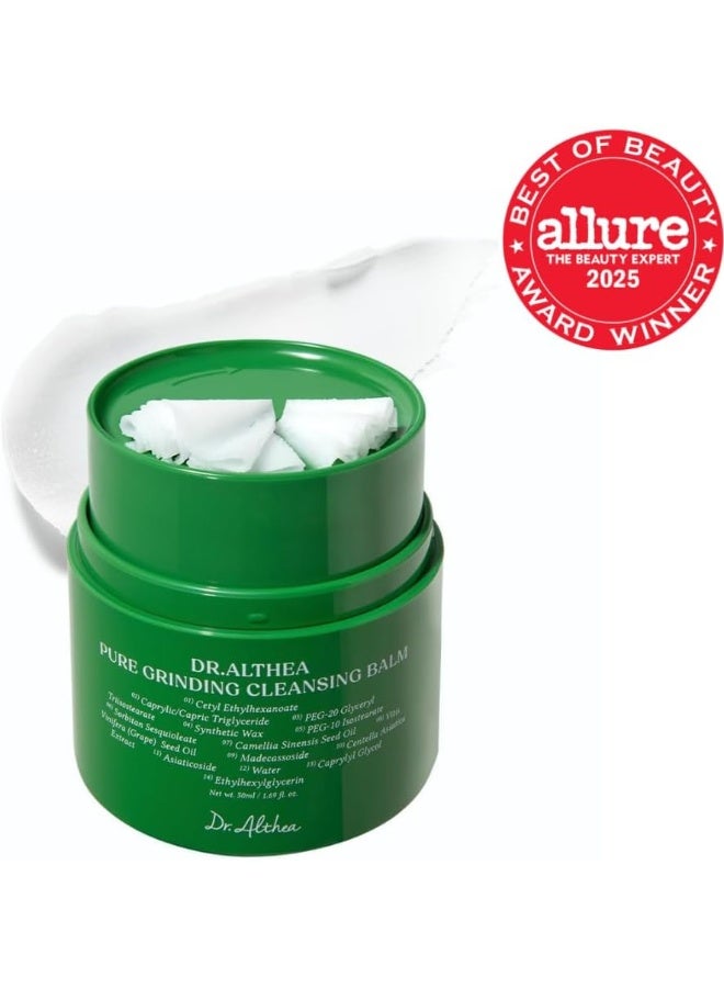 Dr.Althea Pure Grinding Cleansing Balm | Hygenic One-Step Makeup Remover with Madecassoside | Non-Greasy Sorbet Texture | Gentle, Soothing for All Skin Types | Korean Vegan Skincare | 1.69 Fl Oz - Image 2
